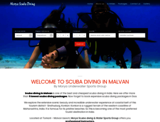 scubadivinginmalvan.com screenshot
