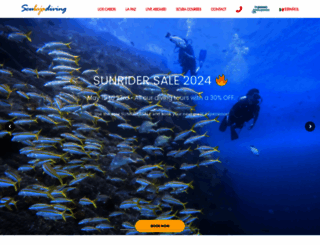 scubajadiving.com screenshot