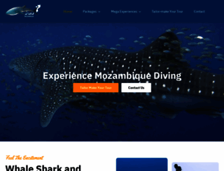 scubamozambique.com screenshot