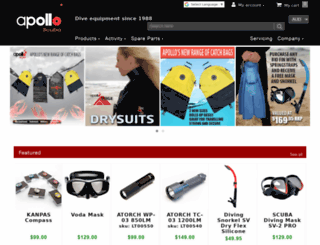 scubaonline.com.au screenshot