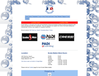 scubastationinc.com screenshot