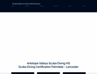 scubastevesdiveadventures.com screenshot