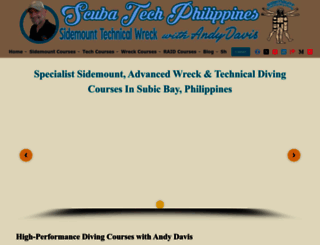 scubatechphilippines.com screenshot
