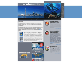 scubatoronto.com screenshot