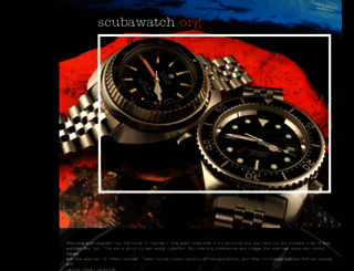scubawatch.org screenshot