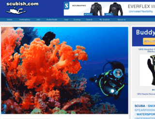 scubish.com screenshot