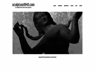 sculpture1940.com screenshot