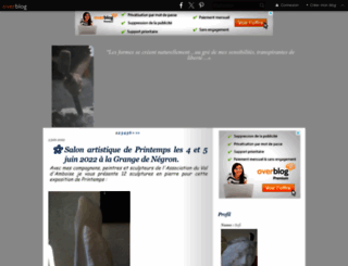 sculpturesophiegerard.over-blog.com screenshot