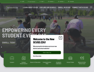 scusd.edu screenshot