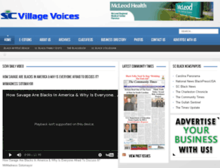 scvillagevoices.com screenshot
