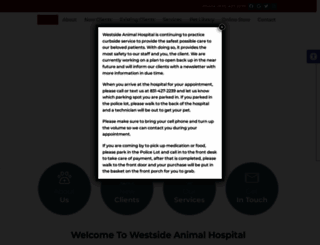 scwestsideanimalhospital.com screenshot