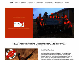 sd-pheasanthunting.com screenshot