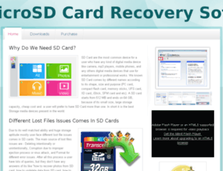 sdcarddatarecovery.webs.com screenshot