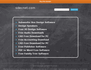 sdecnet.com screenshot