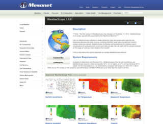 sdg.mesonet.org screenshot