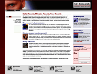 sdi-research.at screenshot