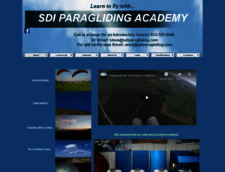sdiparagliding.com screenshot