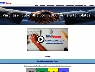 sdlcforms.com screenshot