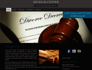 sdlegalcenter.com screenshot
