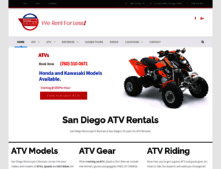 sdmotorsportrentals.com screenshot