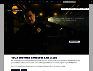 sdpolicefoundation.org screenshot