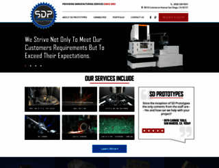 sdprototypes.com screenshot
