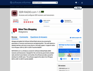 sdr-radio-com1.software.informer.com screenshot