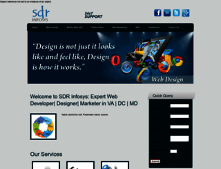 sdrinfosys.com screenshot