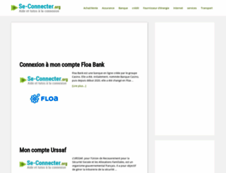 se-connecter.org screenshot