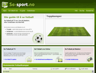 se-sport.no screenshot