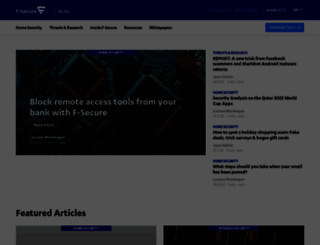se.business.f-secure.com screenshot