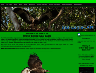 sea-eaglecam.org screenshot