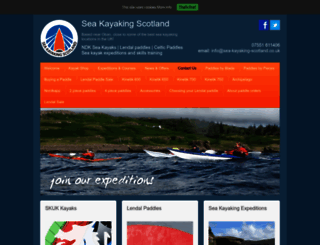 sea-kayaking-scotland.co.uk screenshot