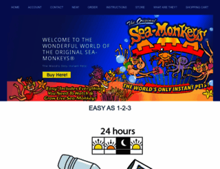 sea-monkeys.com screenshot