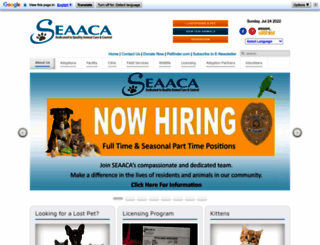 seaaca.org screenshot