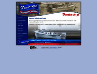 seabreezeboats.ca screenshot