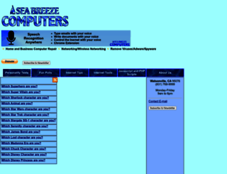 seabreezecomputers.com screenshot