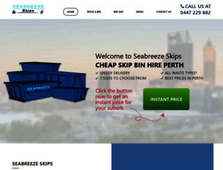 seabreezeskips.com.au screenshot