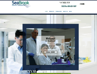 seabrookdentallab.com screenshot