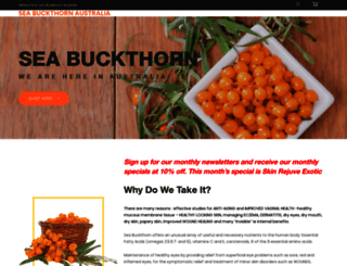 seabuckthornaustralia.com.au screenshot