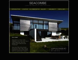 seacombe-devon.co.uk screenshot