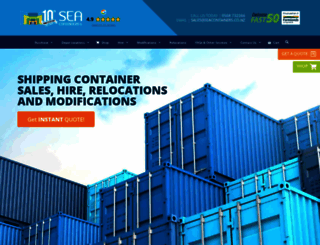 seacontainers.co.nz screenshot