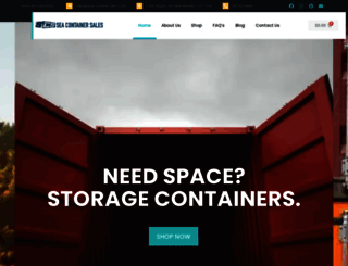 seacontainersales.com screenshot