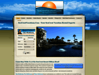 seacrestvacations.com screenshot