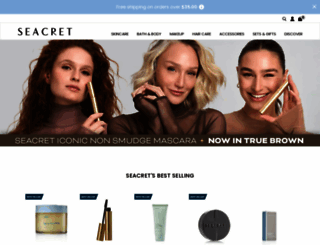 seacretspa.com.au screenshot