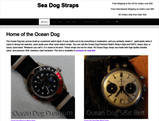 seadogstraps.com screenshot