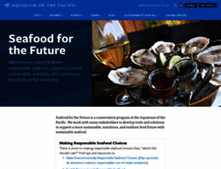 seafoodforthefuture.org screenshot