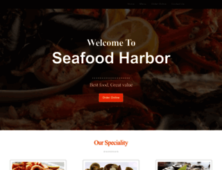 seafoodharborrochester.com screenshot