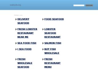 seafoods.org screenshot