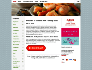 seafoodwokowingsmills.com screenshot